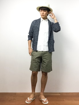 中嶋時男さん（メンズ・183cm）の夏コーディネート