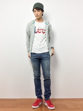 中嶋時男さん（メンズ・183cm）の夏コーディネート