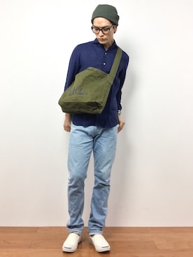 中嶋時男さん(メンズ・183cm)の夏コーディネート