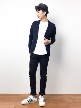 中嶋時男さん（メンズ・183cm）の夏コーディネート