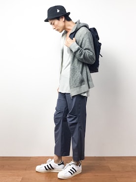 中嶋時男さん（メンズ・183cm）の夏コーディネート