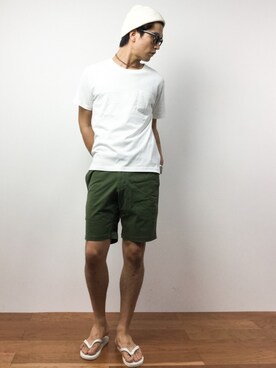 中嶋時男さん（メンズ・183cm）の夏コーディネート