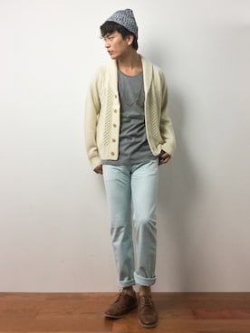 中嶋時男さん(メンズ・183cm)の夏コーディネート