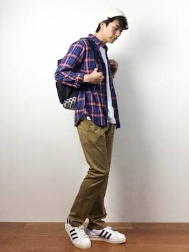 中嶋時男さん（メンズ・183cm）の夏コーディネート