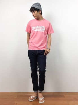 中嶋時男さん(メンズ・183cm)の夏コーディネート
