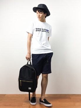 中嶋時男さん（メンズ・183cm）の夏コーディネート