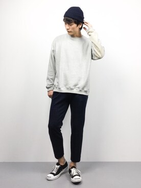 中嶋時男さん（メンズ・183cm）の秋コーディネート