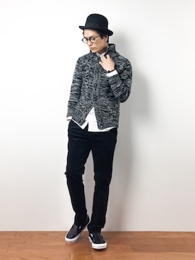 中嶋時男さん（メンズ・183cm）の秋コーディネート