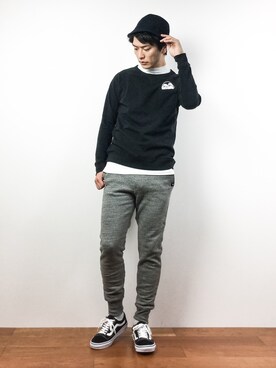 中嶋時男さん（メンズ・183cm）の秋コーディネート