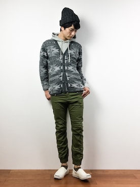 中嶋時男さん（メンズ・183cm）の秋コーディネート