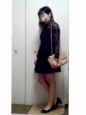 「YOCO（ヨーコー）のアイテム」を使った、でのんさん（レディース・157cm）の冬コーディネート