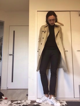 「BLUE WORK（ブルーワーク）のアイテム（ジャケット/アウター）」を使った、ぴろさん（メンズ・179cm）の秋コーディネート