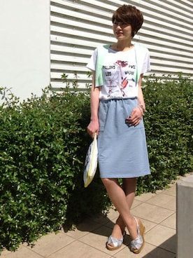 ザワワさん（レディース・158cm）の春コーディネート