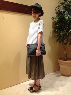 ザワワさん（レディース・158cm）の夏コーディネート