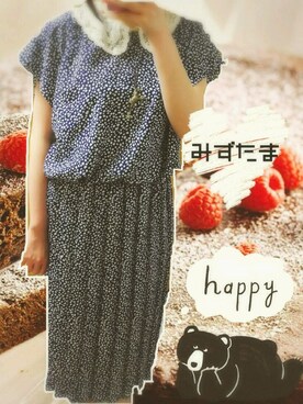 「axes femme（アクシーズファム）のアイテム（タンクトップ）」を使った、ぴょんぴょんさん（レディース・159cm）の夏コーディネート