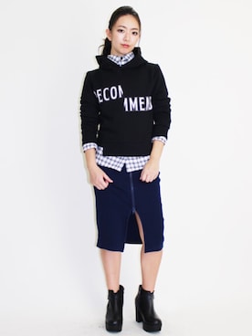 「スエット」｜BARAK_sawaさん（レディース・158cm）の秋コーディネート