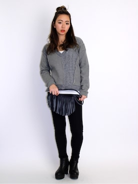 「スエット」｜BARAK_sawaさん（レディース・158cm）の冬コーディネート