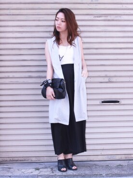 「BARAK（バラク）のアイテム（アクセサリー）」を使った、BARAK_sawaさん（レディース・158cm）の春コーディネート