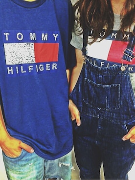 「TOMMY HILFIGER（トミーヒルフィガー）のアイテム（サロペット/オーバーオール）」を使った、You-noさん（メンズ・177cm）の夏コーディネート
