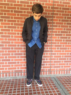 「White Flags（ホワイトフラッグス）のアイテム」を使った、ちゃんかわさん（メンズ・172cm）の春コーディネート