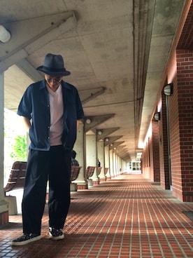 「White Flags（ホワイトフラッグス）のアイテム」を使った、ちゃんかわさん（メンズ・172cm）の夏コーディネート