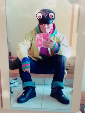 「カンゴール」｜「アイテム（その他アウター）」を使った、まとさん（メンズ・167cm）の冬コーディネート