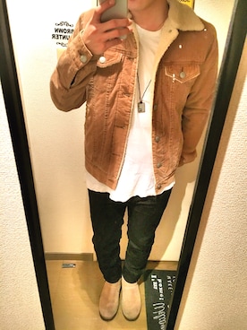 「VAROSH（ヴァロッシュ）のアイテム（ジャケット/アウター）」を使った、kai sasakiさん（メンズ・170cm）の秋コーディネート