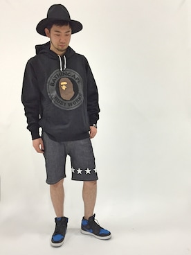 「BASECONTROL（ベースコントロール）のアイテム（トップス）」を使った、kijiさん（メンズ・180cm）の春コーディネート