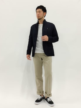 「MICHEL KLEIN HOMME   （ミッシェルクランオム）のアイテム（ジャケット/アウター）」を使った、kijiさん（メンズ・180cm）の春コーディネート
