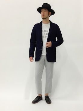 「TATRAS CONCEPT STORE（タトラスコンセプトストア）のアイテム（ジャケット/アウター）」を使った、kijiさん（メンズ・180cm）の春コーディネート