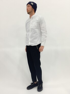 「BEN DAVIS（ベンデイビス）のアイテム（キャップ）」を使った、kijiさん（メンズ・180cm）の春コーディネート