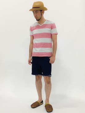 「SHIPS JET BLUE（シップスジェットブルー）のアイテム（ブルー系）」を使った、kijiさん（メンズ・180cm）の春コーディネート