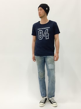 kijiさん（メンズ・180cm）の春コーディネート