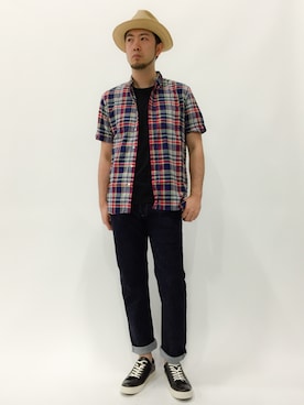 kijiさん（メンズ・180cm）の夏コーディネート