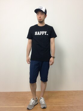 「24SURF_（トゥーフォーサーフ）のアイテム」を使った、kijiさん（メンズ・180cm）の夏コーディネート