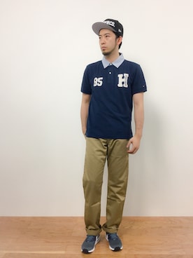 「SWAGGER（スワッガー）のアイテム（キャップ）」を使った、kijiさん（メンズ・180cm）の夏コーディネート
