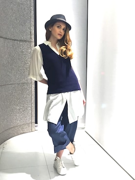 「BDONNA（ビドンナ）のアイテム」を使った、ismさん（レディース・160cm）の冬コーディネート