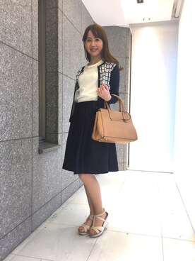 「アイテム（アンサンブル、ブルー系）」を使った、ismさん（レディース・170cm）の冬コーディネート