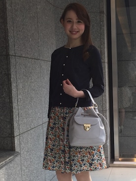 「アイテム（アンサンブル、ブルー系）」を使った、ismさん（レディース・170cm）の冬コーディネート