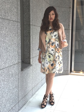 「BDONNA（ビドンナ）のアイテム」を使った、ismさん（レディース・168cm）の春コーディネート