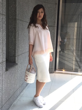 「BDONNA（ビドンナ）のアイテム」を使った、ismさん（レディース・168cm）の春コーディネート