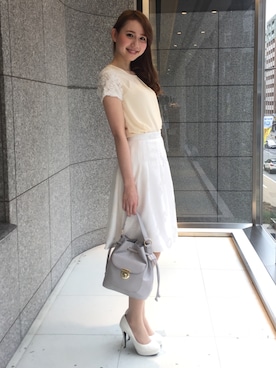 「フレアースカート」｜ismさん（レディース・170cm）の春コーディネート