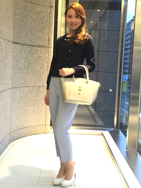 「アイテム（アンサンブル）」を使った、ismさん（レディース・170cm）の冬コーディネート