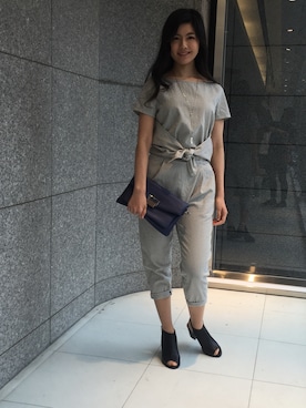「BDONNA（ビドンナ）のアイテム」を使った、ismさん（レディース・168cm）の春コーディネート