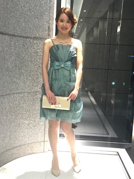 「アイテム（ドレス）」を使った、ismさん（レディース・170cm）の春コーディネート