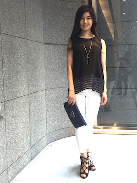 「BDONNA（ビドンナ）のアイテム」を使った、ismさん（レディース・168cm）の春コーディネート