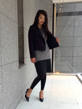 「アイテム（ムートンコート）」を使った、ismさん（レディース・168cm）の夏コーディネート