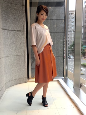 「BDONNA（ビドンナ）のアイテム」を使った、ismさん（レディース・168cm）の夏コーディネート