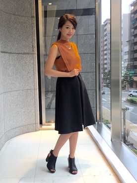 「BDONNA（ビドンナ）のアイテム」を使った、ismさん（レディース・168cm）の夏コーディネート