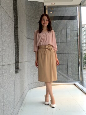 「Dear Princess（ディアプリンセス）のアイテム」を使った、ismさん（レディース・170cm）の秋コーディネート